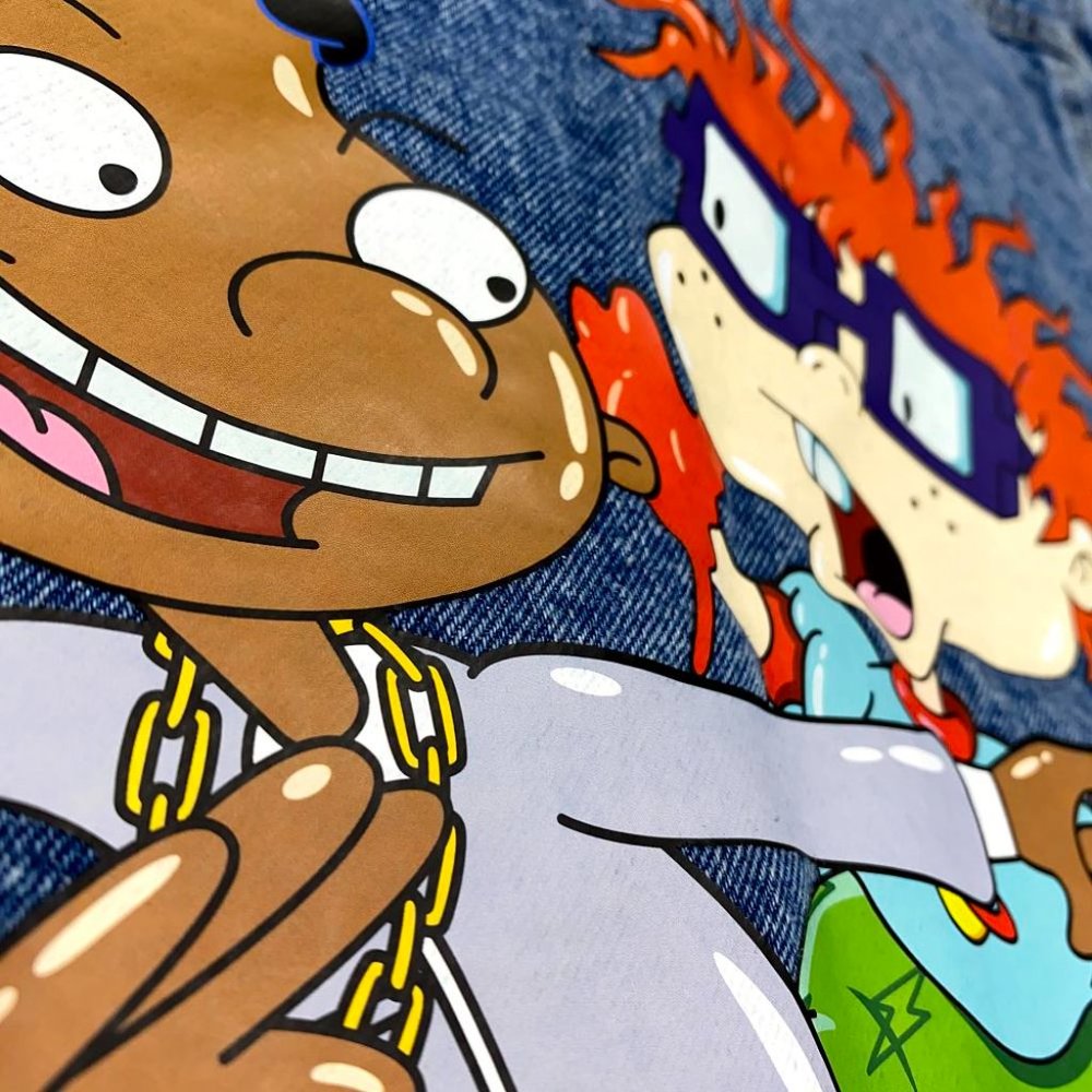 NWT Nickelodeon Members Only‎ Denim Jacket - Picture 5 of 7